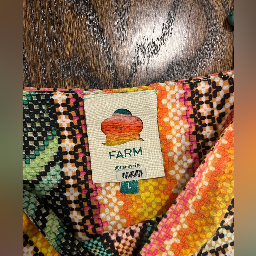 FARM Rio Multicolor Patterned Midi Dress - Picture 9 of 11